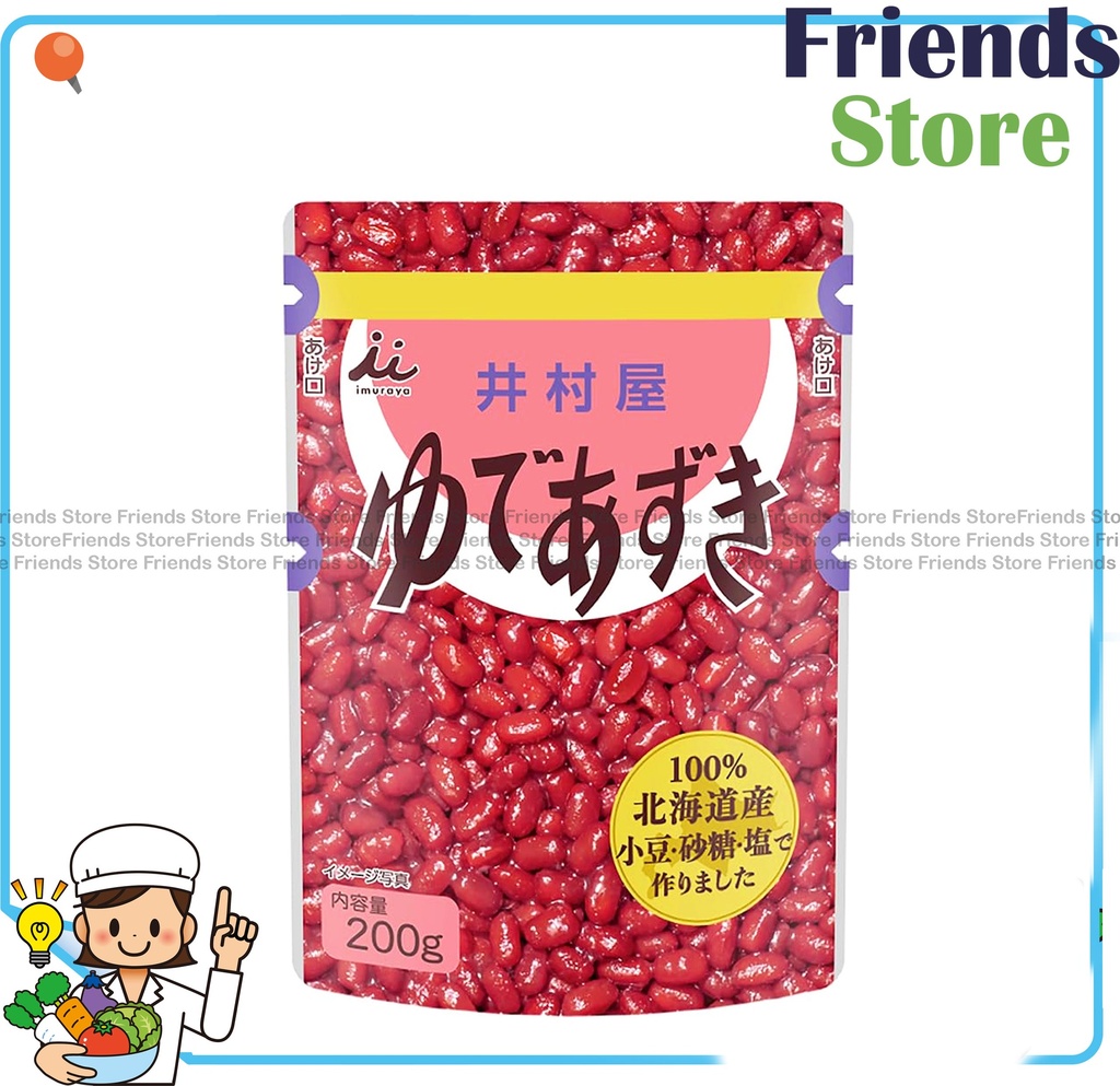 [40122J] imuraya - Boiled Red Beans (200g X 1)