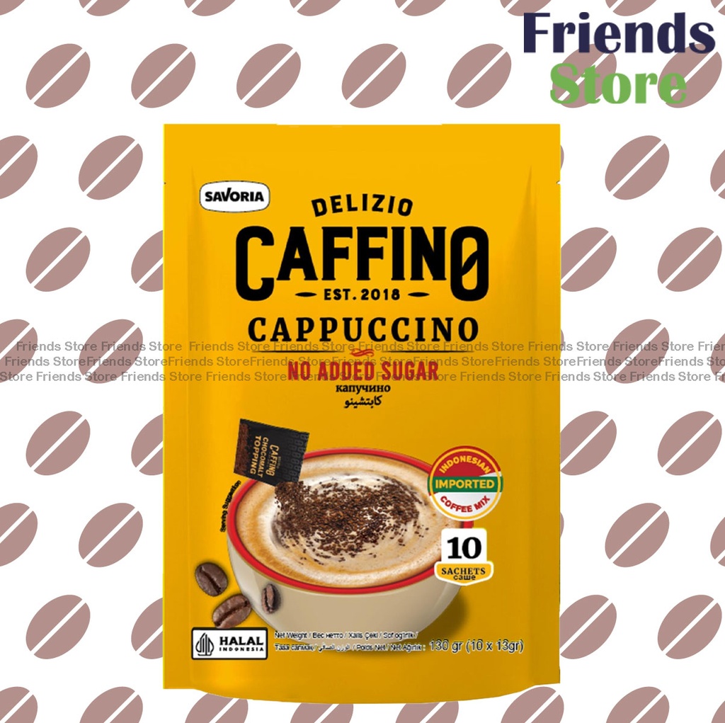 CAFFINO 泡沫咖啡二合一 (無添加糖) (每袋10小條) (平行進口/包裝隨機發放） #coffee
