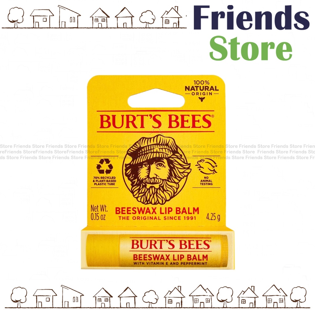 [PA051E] BURT'S BEES ビーズワックスリップバーム（4.25g）