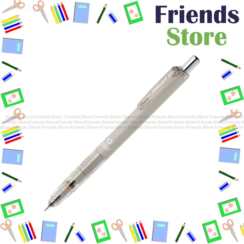 [12102G] Zebra 斑馬牌 - ดินสอกด DelGuard 0.5mm （P-MA85-LG-MBE）Matte Beige