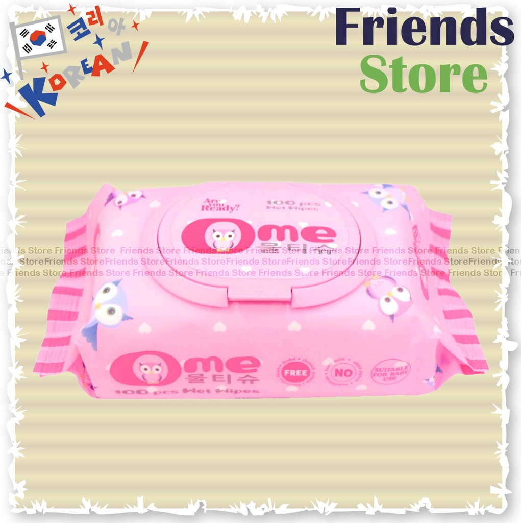 Ome - Wet Wipes with cap 100s (Parallel Imported/ Packing Randomly Distribued)