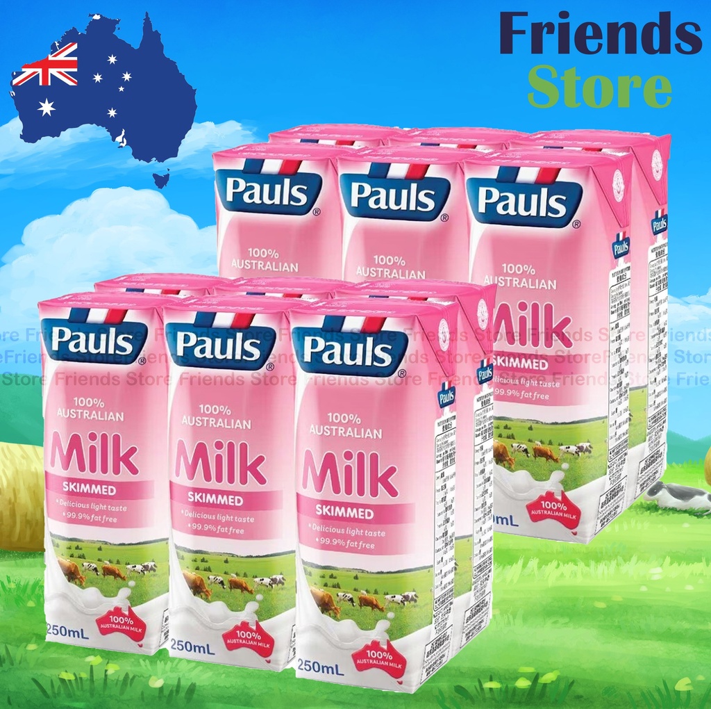 [4004421D] Pauls - <細盒裝> นมพร่องมันเนย (สีแดง) (250ml X 6 X 2)