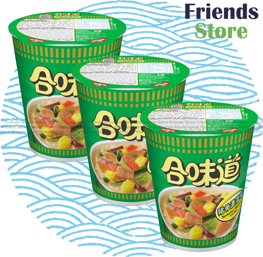 [400114Z83] 日清 - 合味道 小杯麵 豬骨濃湯味  (75克 X 3)