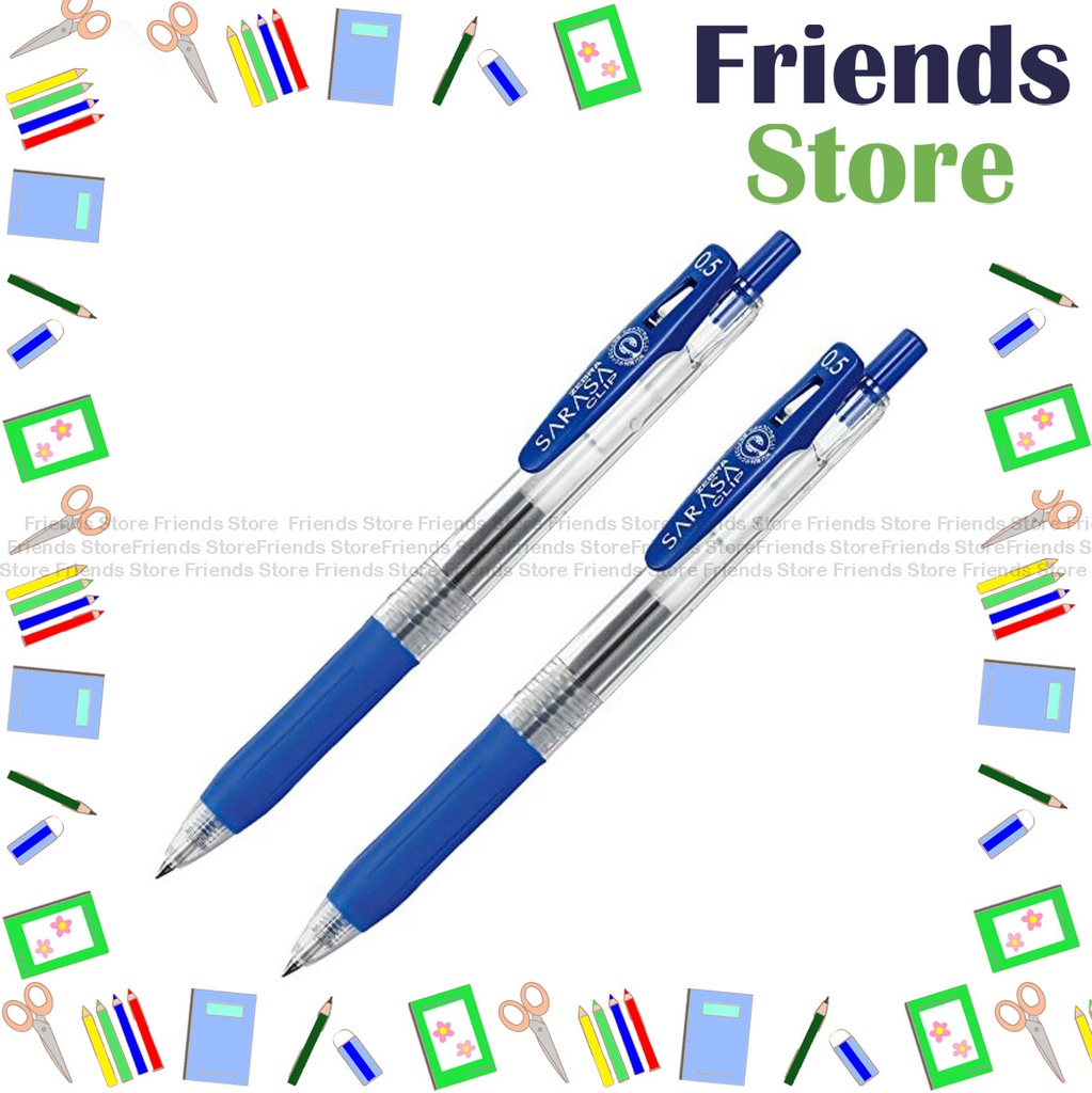 ゼブラ - サラサ 0.5mm クリックゲルペン (JJ15-BL) 青×2