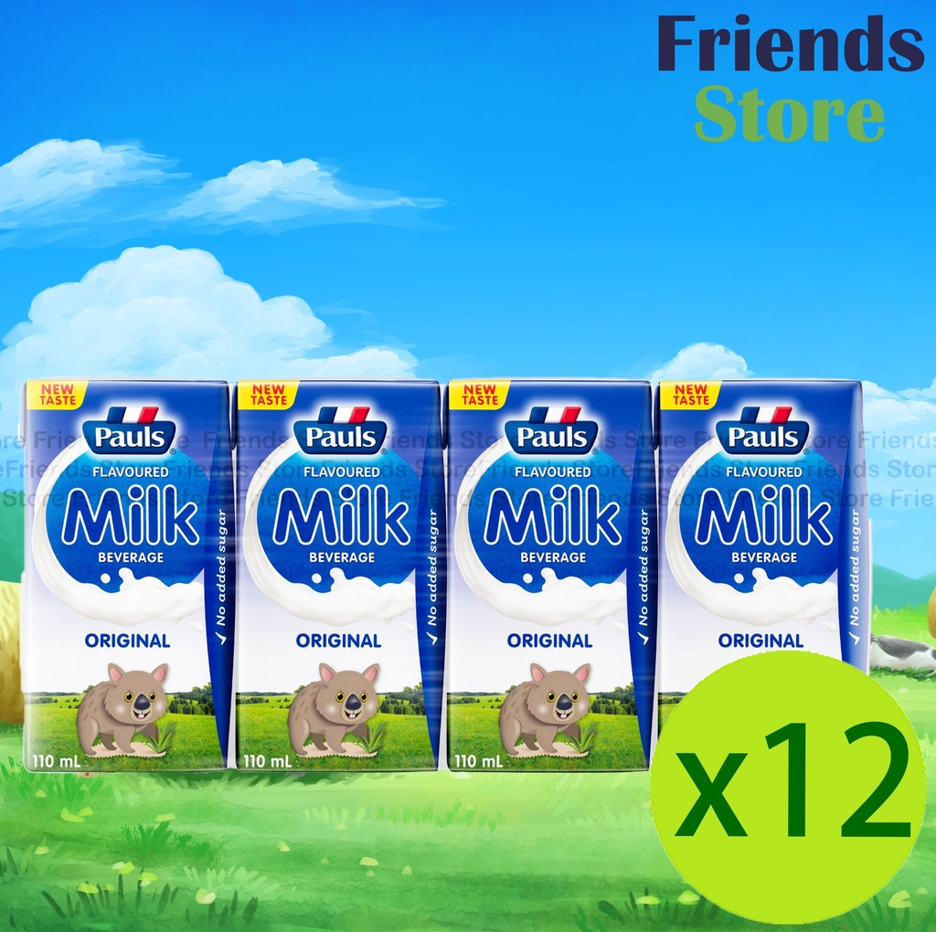 [4004421HF] Pauls - [Full Case] <迷你裝> Milk UHT Original (Blue) (110ml X 4 X 12)