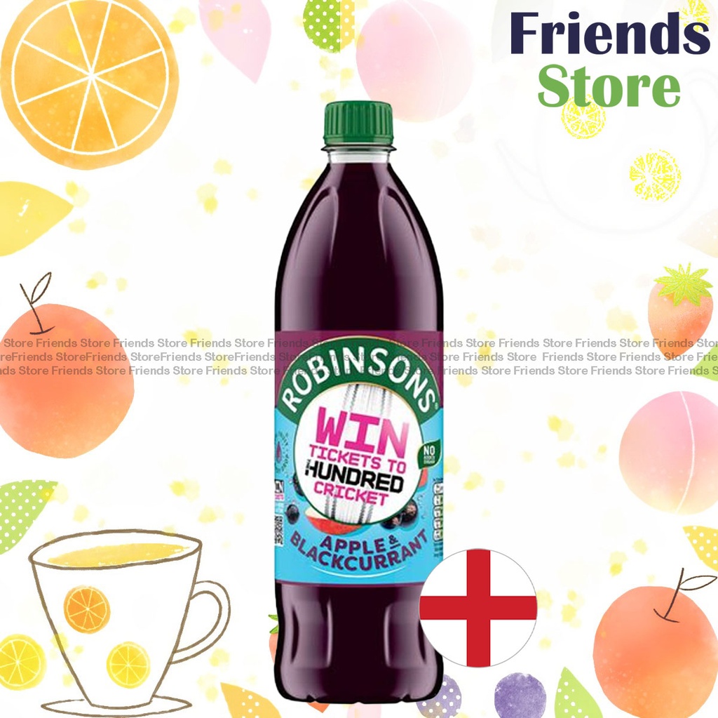 ロビンソンズ - 英国産ロビンソンズ アップル＆ブラックカラントジュース濃縮液（1L）