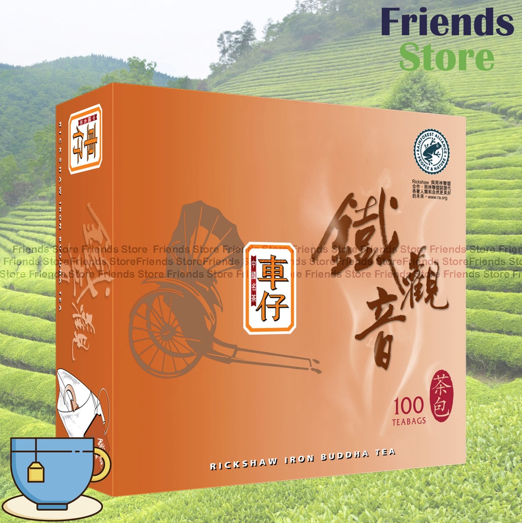 車仔 - 中国茶 - 鉄観音ティーバッグ 100個入り (1.6g x 100)