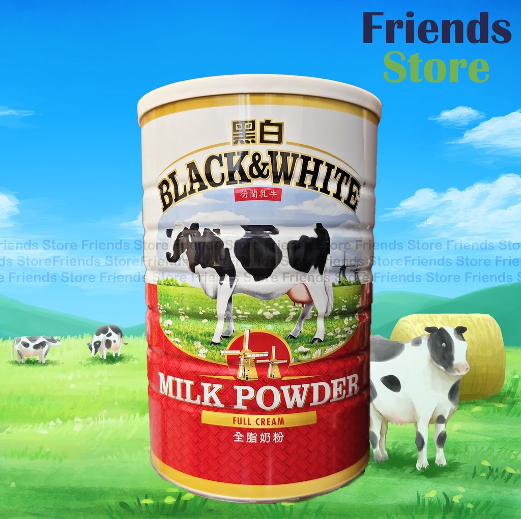 [4000154M] Black & White - Full Cream Milk Powder (2000g)