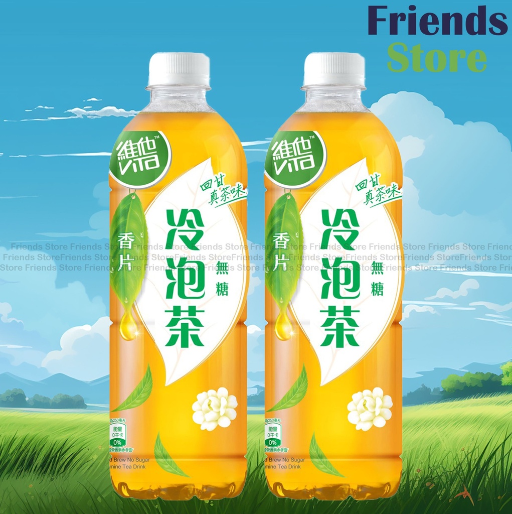 維他 - (大支裝) 無糖冷泡香片茶飲品 (860毫升x2)