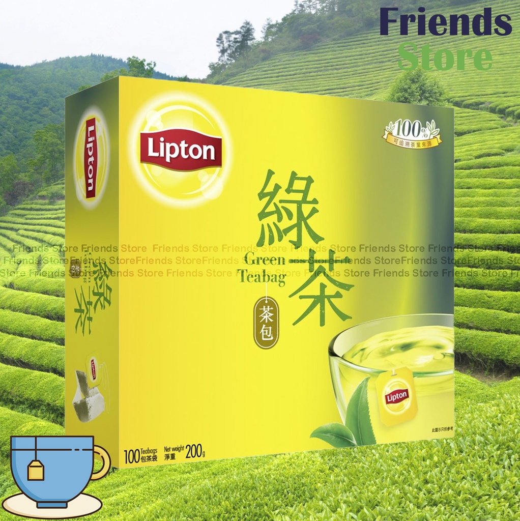 リプトン - 中国茶 - 緑茶ティーバッグ 100個
