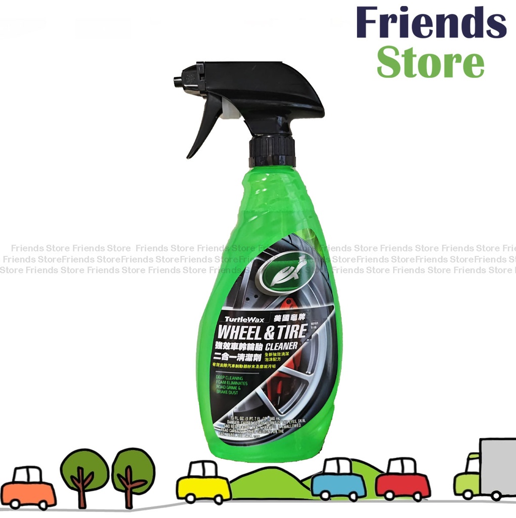 タートル - 車のホイールとタイヤの2イン1クリーナー T-18/50161 (680ml)