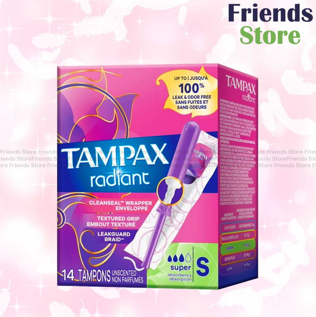 [WH052] Tampax - Tampon Super flow 14pcs (713109)(Random Delivery)
