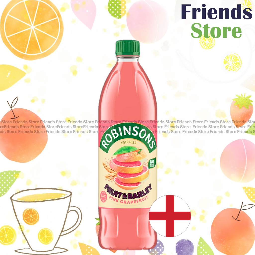 [4RB1] Robinsons - Fruit & Barley - Pink Grapefruit Juice (No Added Sugar) (1L)