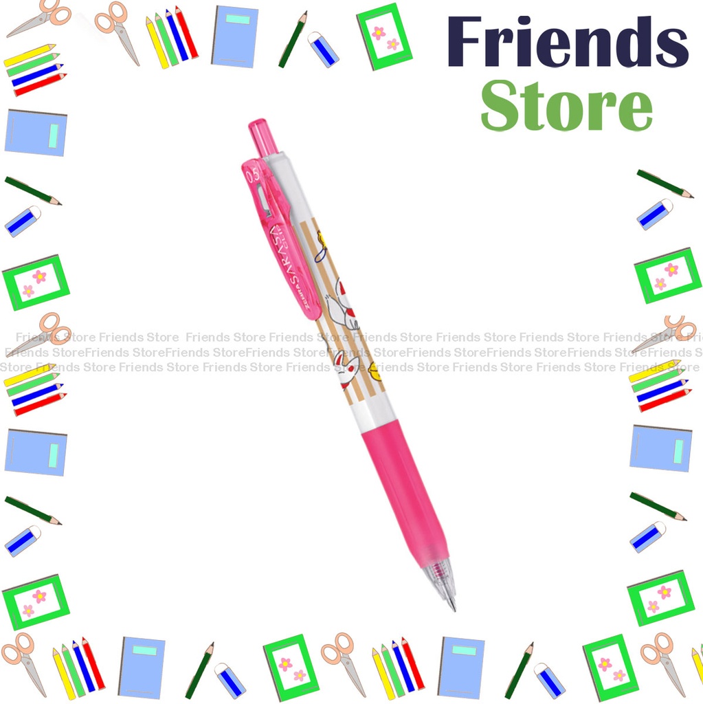 [124039K1C] ZEBRA - Limited Edition - Sarasa Clip 0.5mm Luck Series Rollerball Pen(PINK）JJ15-LCK-P