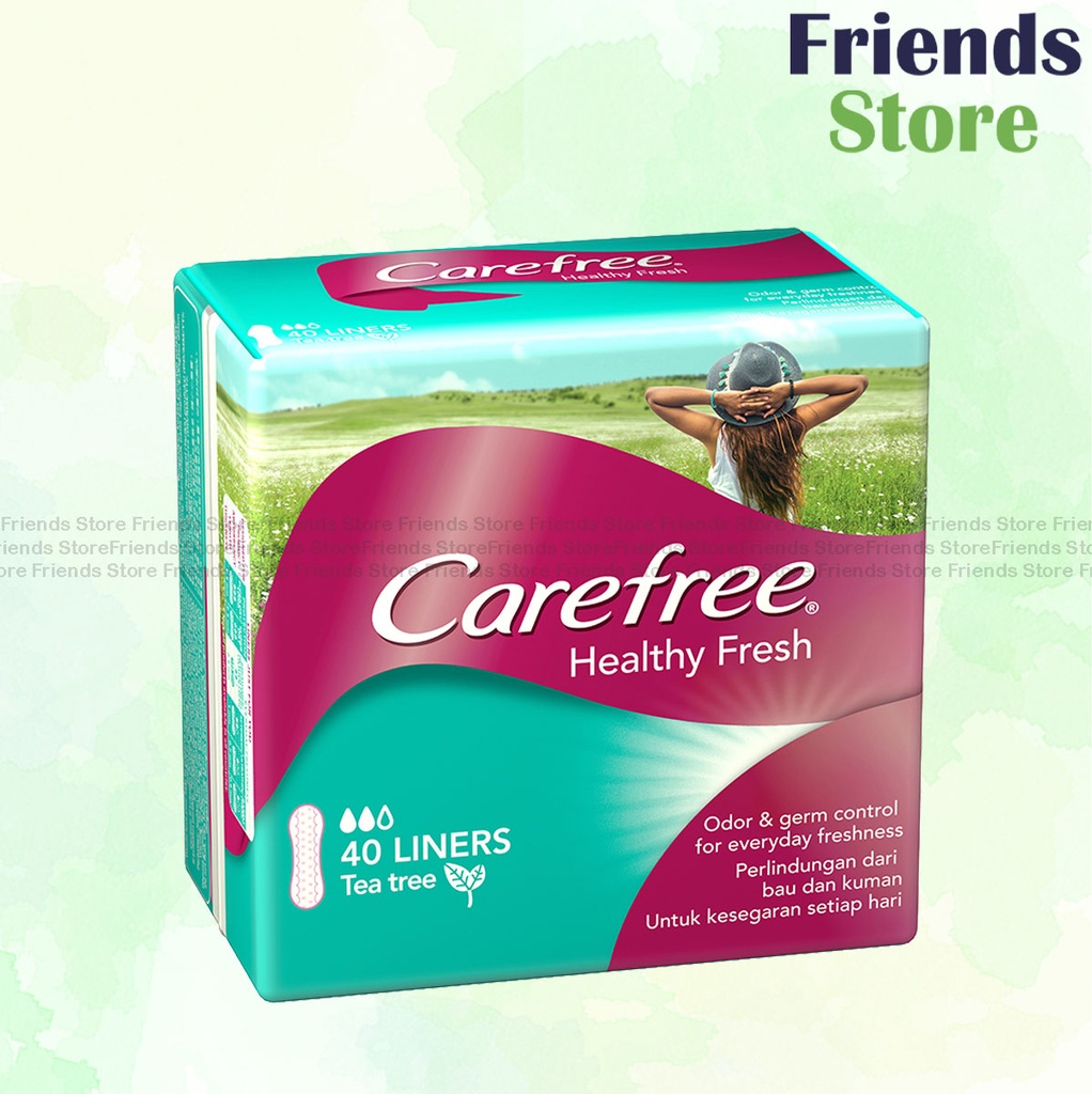 [PD005] Carefree - 嬌爽 超凡吸收 - 茶樹抗菌吸收護墊40片(331803)