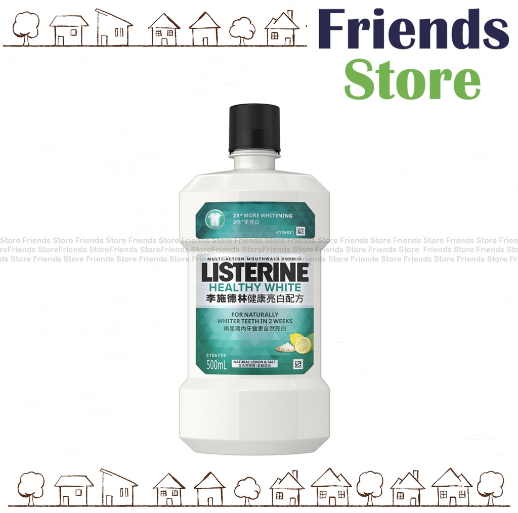 Listerine - Healthy White Mouthwash (500ml) (912224)