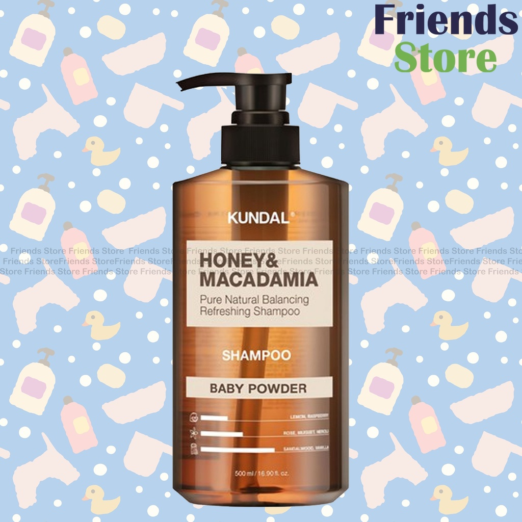 KUNDAL - Honey & Macadamia (Baby Powder) Shampoo(洗髮乳)500ml (774196)