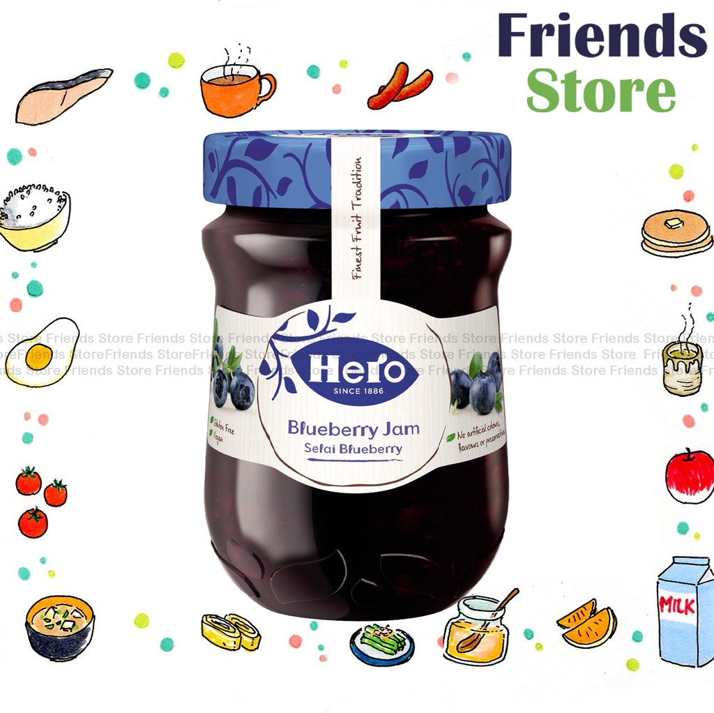 Hero - Blueberry Jam (340g X 1)