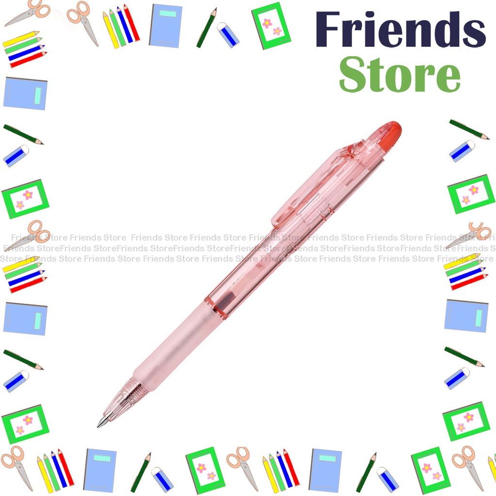 [JM001F] ZEBRA - JIM KNOCK 0.7mm Ball-point Pen-RED INK (BI-KRB-SC)