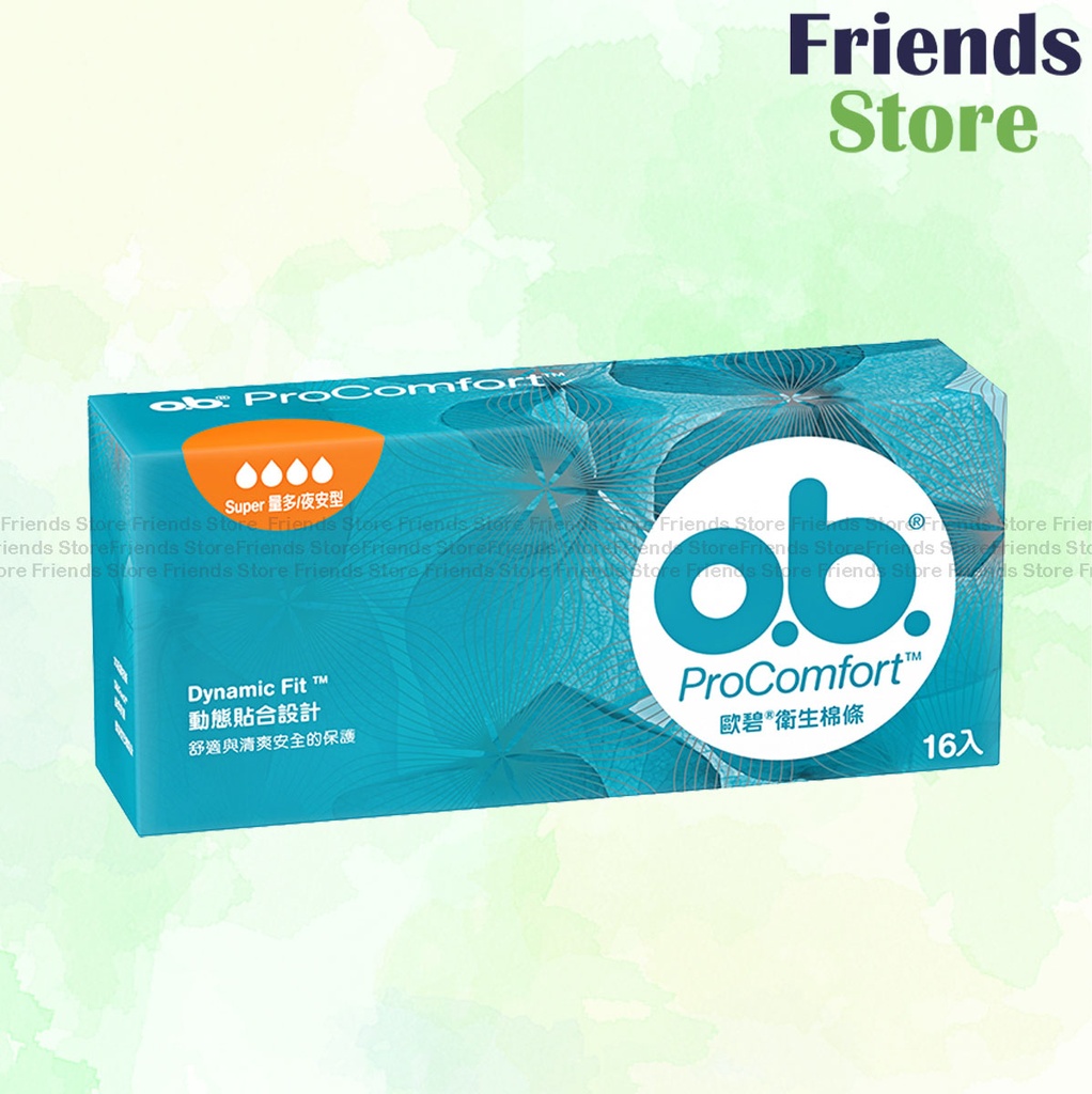[PD007] o.b. - ProComfort Super Tampons 16pcs (608629)(Random Delivery)
