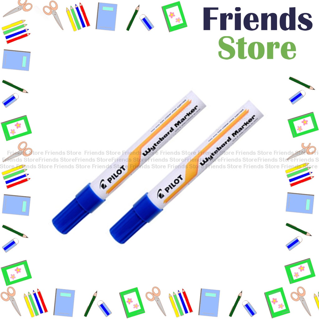 [124053] PILOT - Whiteboard Marker - Blue  WBMK-M  X 2