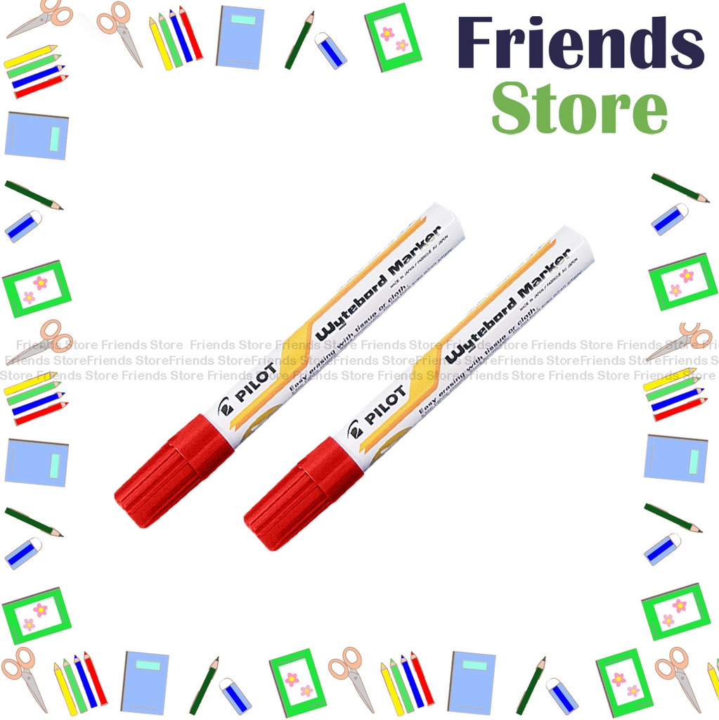 [124053A] PILOT - Whiteboard Marker - Red  WBMK-M  X 2