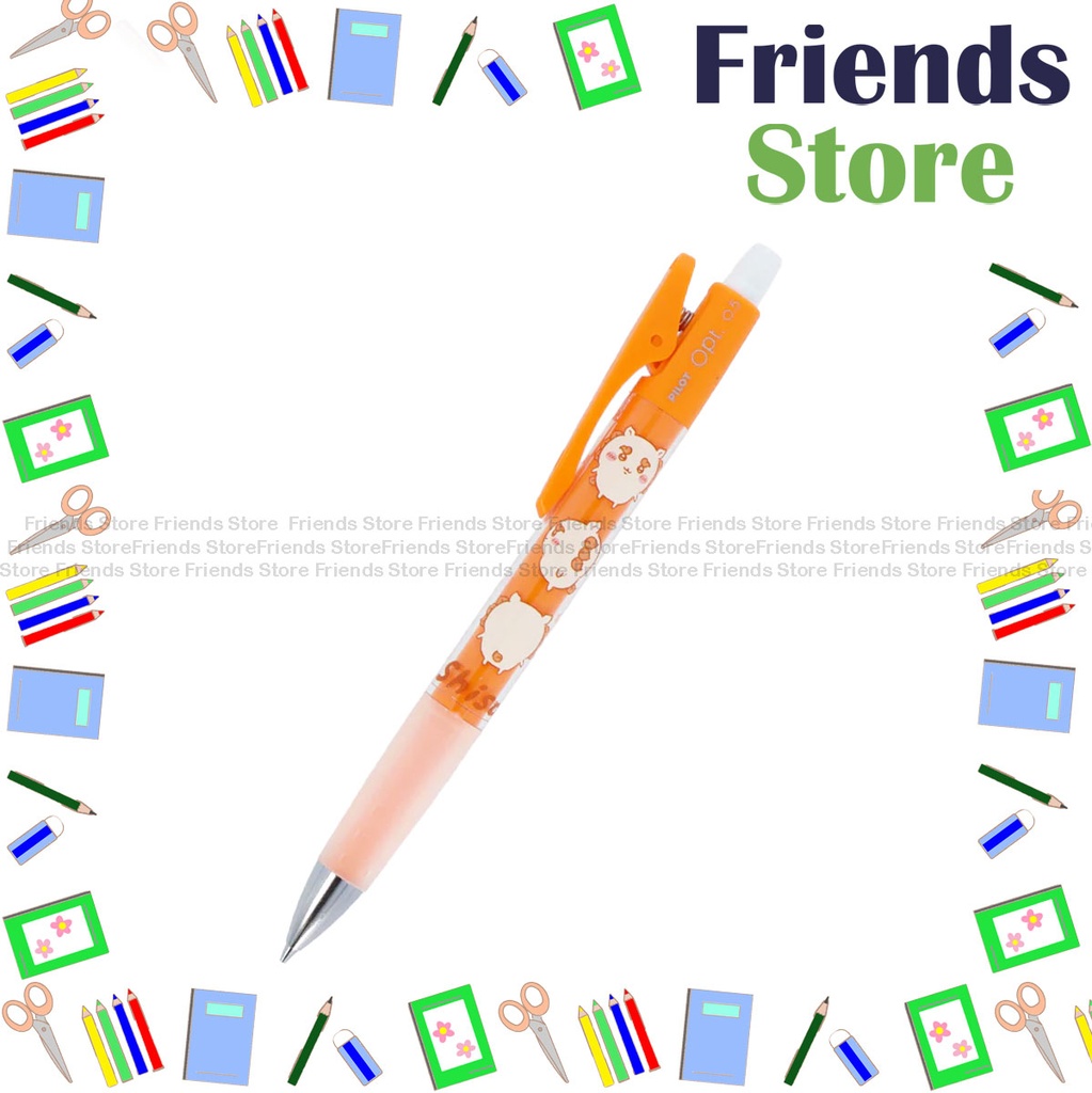 [124057D] PILOT - Made in Japan Chiikawa Series - Shisa OPT 0.5mm Orange barrel Mechanical Pencil