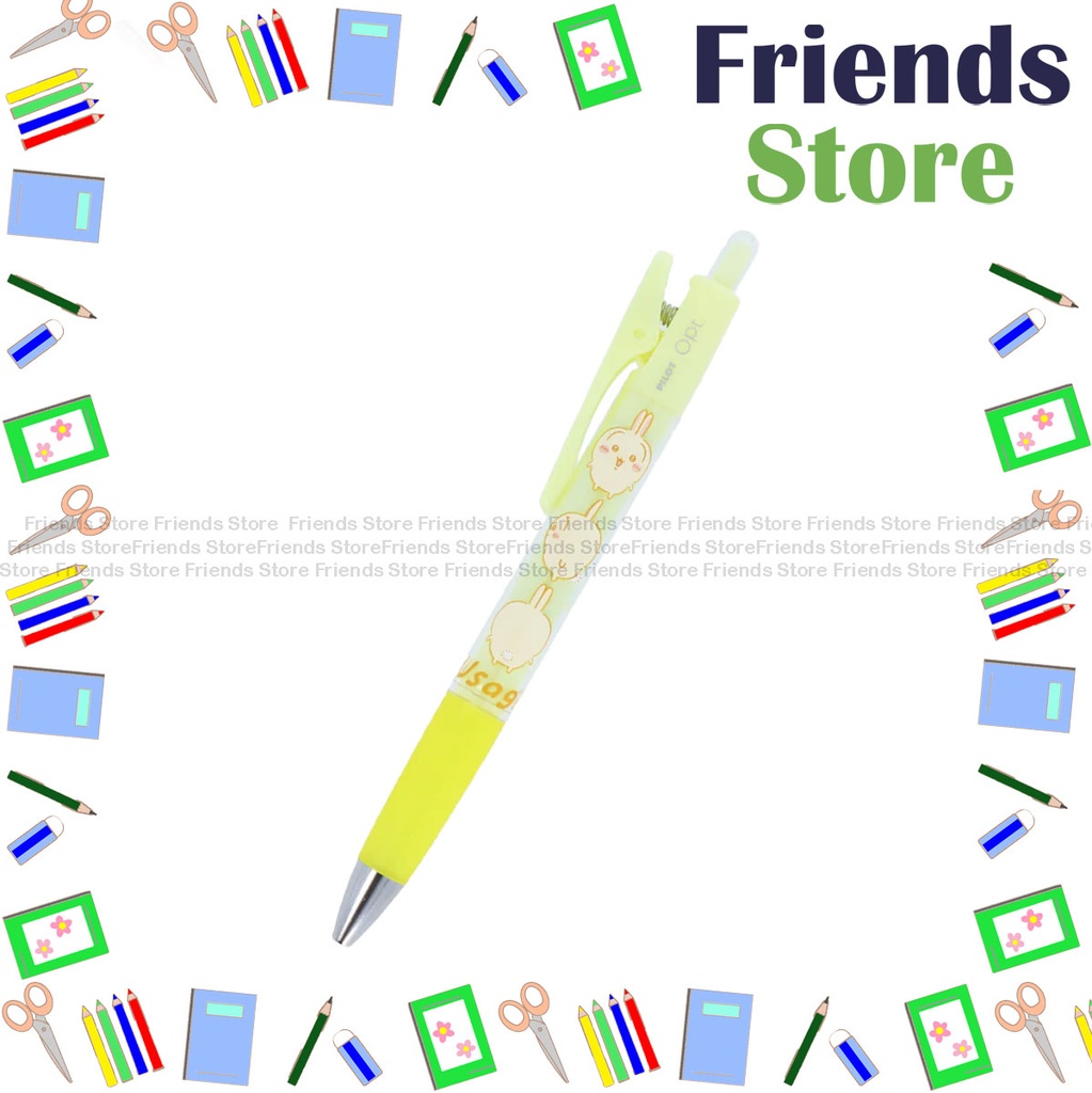 [124059A] PILOT - Made in Japan Chiikawa Series - Usagi OPT 0.7mm Yellow barrel Black-ink Ball Point Pen