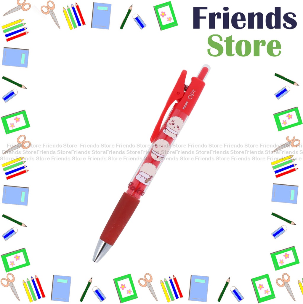 PILOT - Made in Japan Chiikawa Series - Rakko OPT 0.7mm Red barrel Black-ink Ball Point Pen