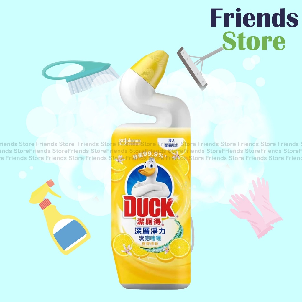 TOILET DUCK - เจลทำความสะอาดล้ำลึก กลิ่นเลมอน 750 มล. (จัดส่งแบบสุ่ม)