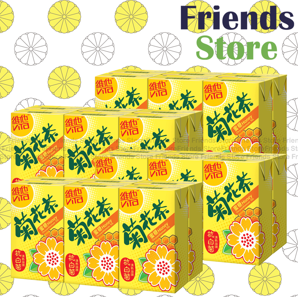 [4000982F] Vita - [풀 케이스] 紙包裝-Honey Chrys. 차 (250ml X 6 X 4)