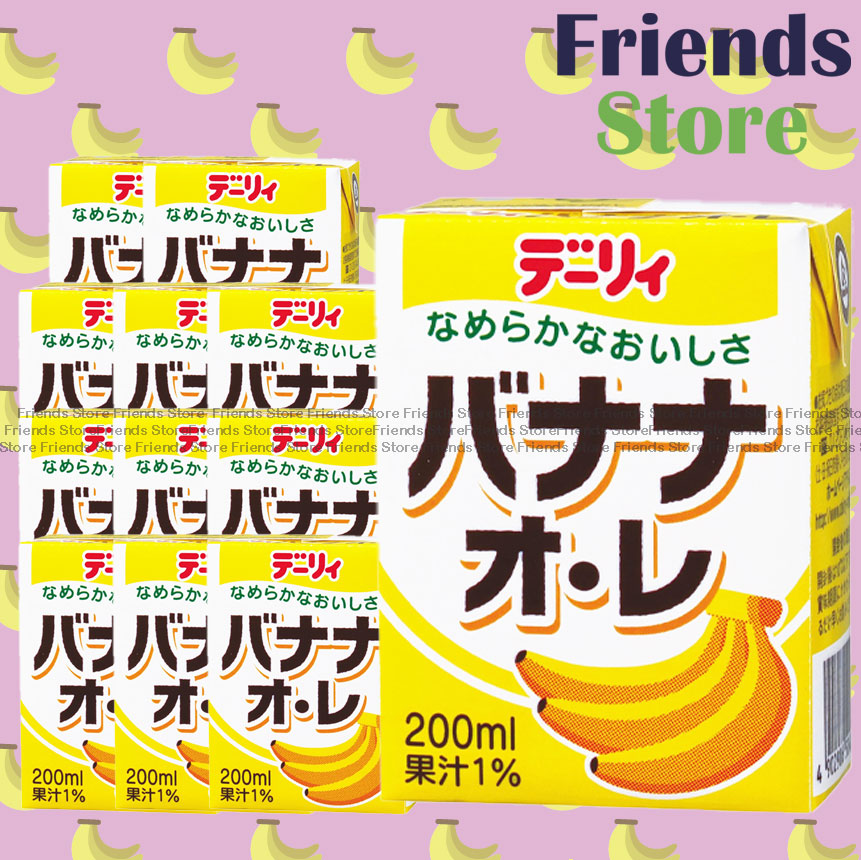 [4A9B] HOKKAIDO DAIRY - 北海道乳業 嗲地 香蕉牛奶飲料 (200毫升 X 12)