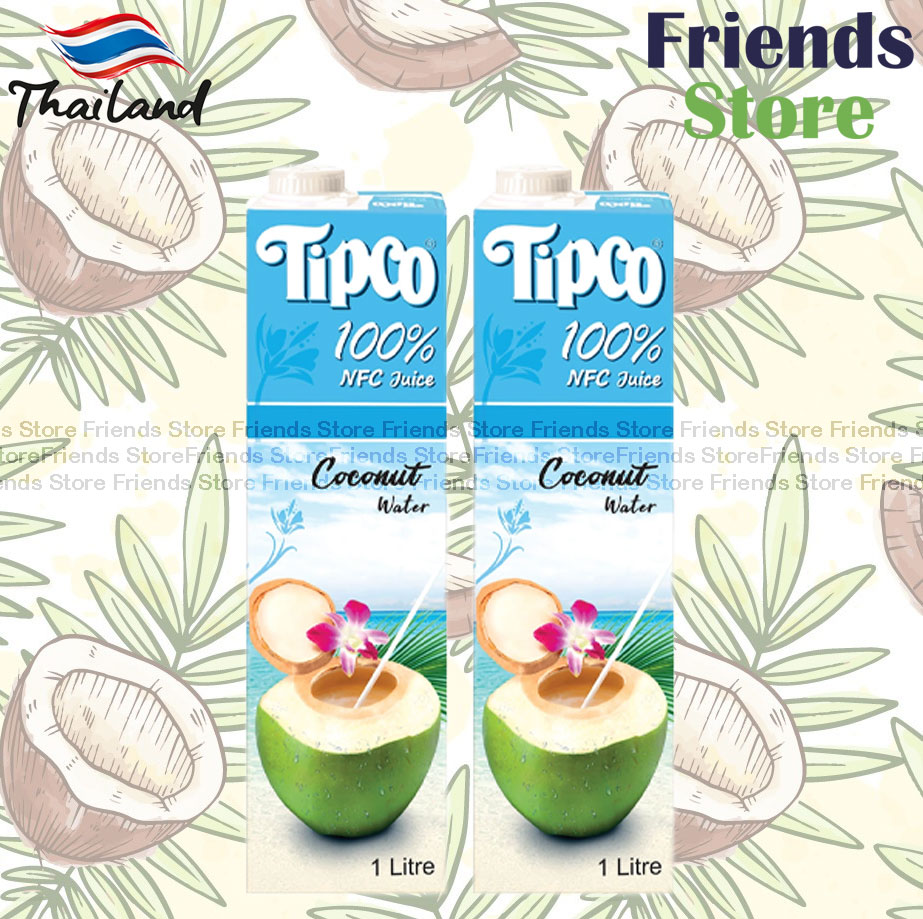 Tipco - 泰國100% 椰子水 - 非濃縮還原 (1公升 X 2)