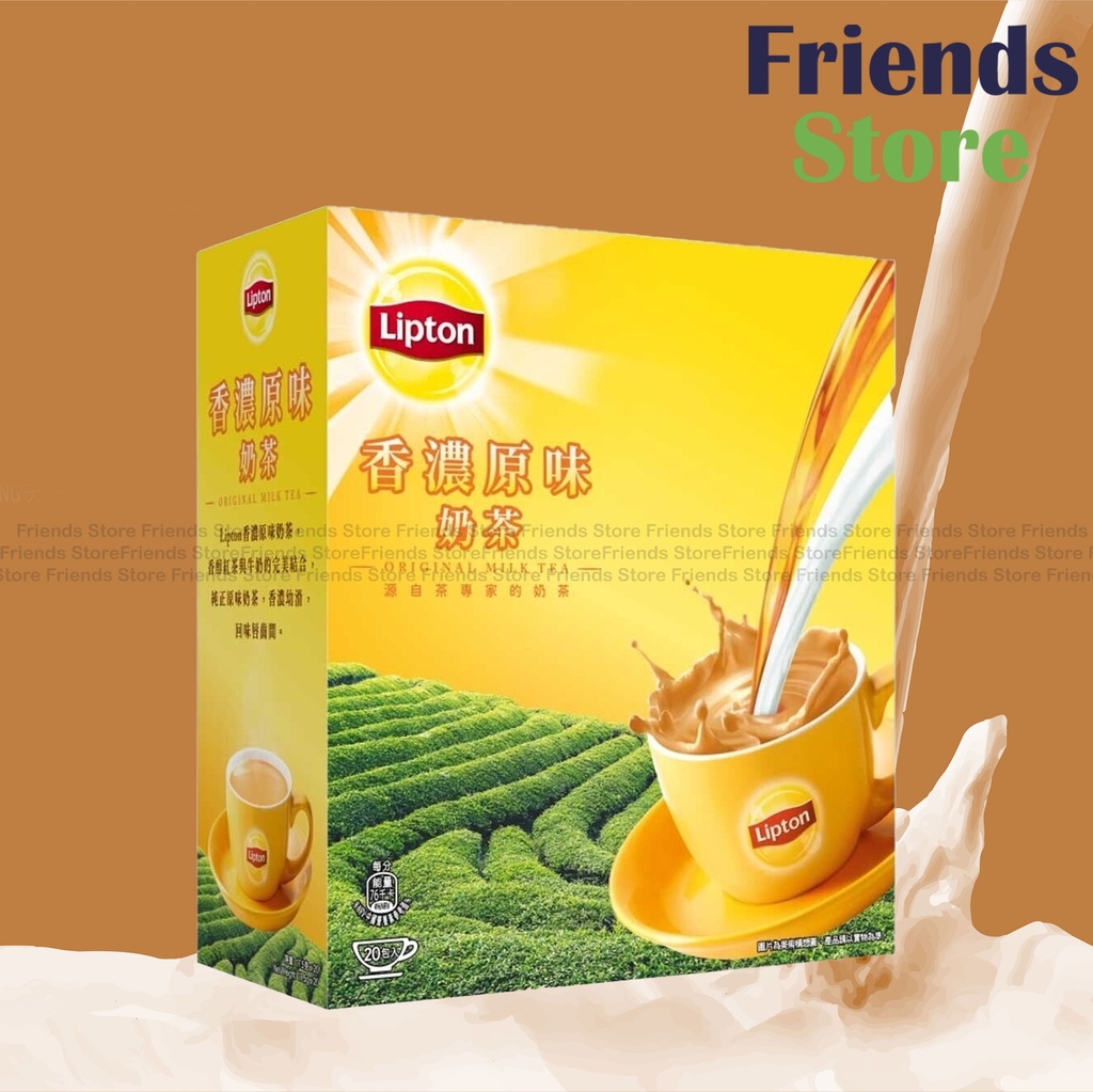 [LT020] ลิปตัน - ชานม 3 in 1 รสออริจินัล 20 ซอง (17.5 กรัม x 20 ซอง)