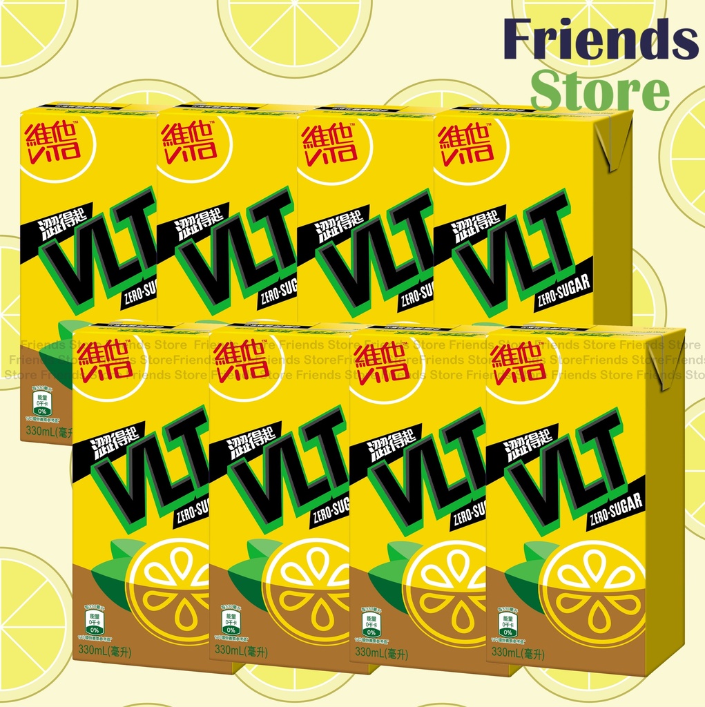 [4001043F] Vitasoy - บิ๊ก盒裝 Lemon Tea Zero Sugar (零糖) (330ml X 8)