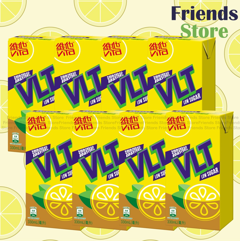 [4001043J] Vitasoy - 大盒裝 ชามะนาวสูตรน้ำตาลน้อย (330ml X 8)