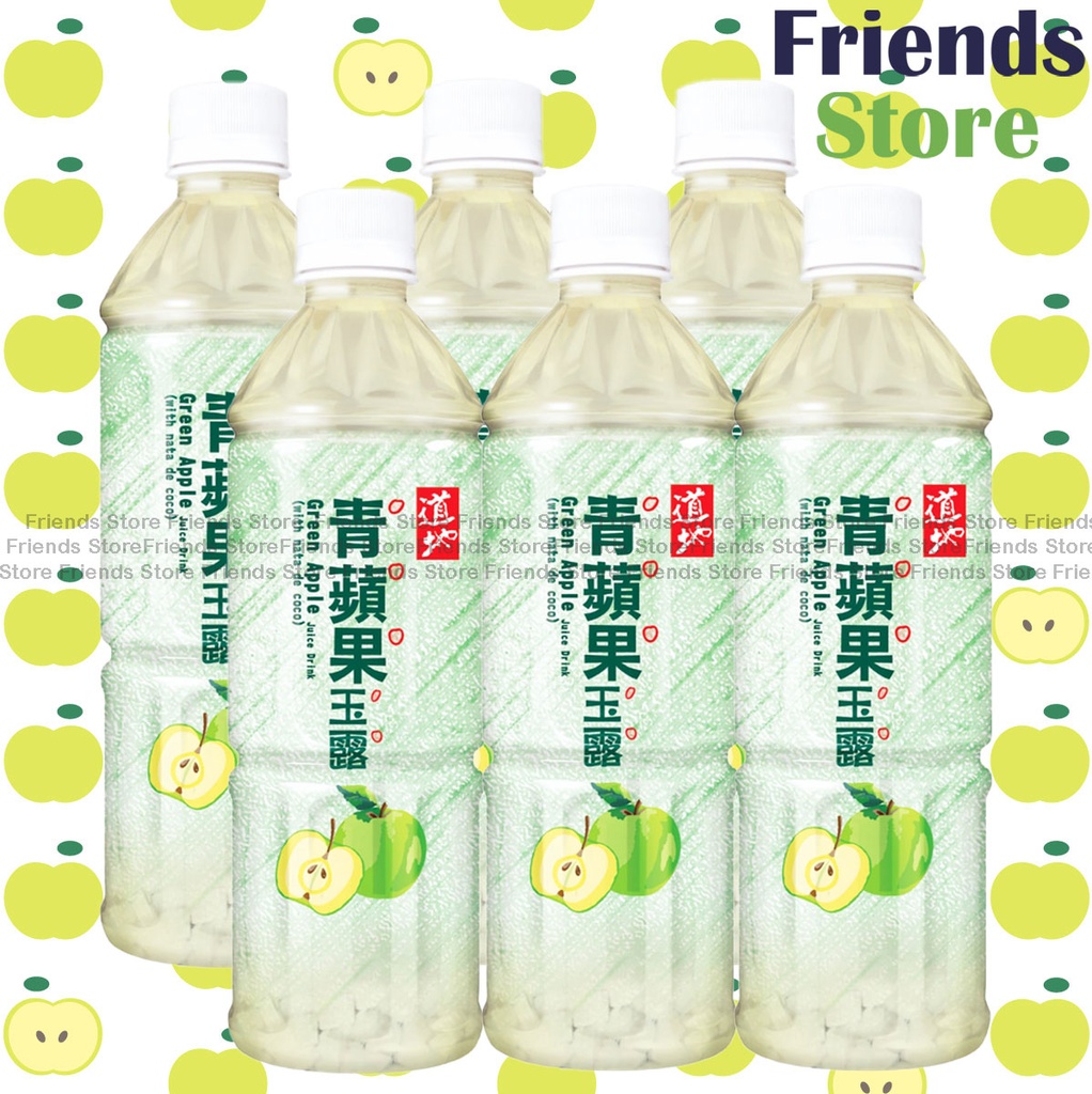 [400269B] Tao Ti - Green Apple Juice Drink (with Nata de coco) (500ml X 6) 
