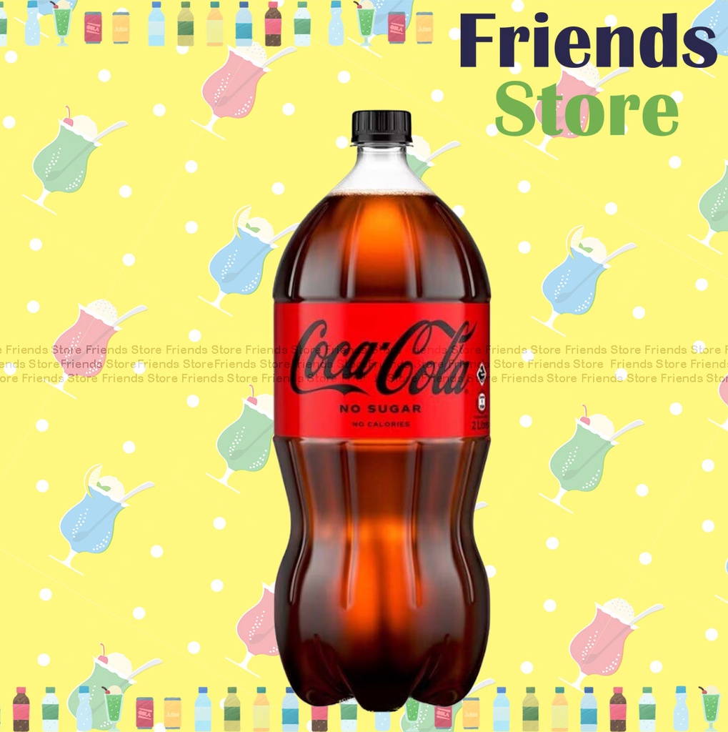 [400287B] Coca-Cola - 가족콜라 ZERO Cola Drink (2L X 1)