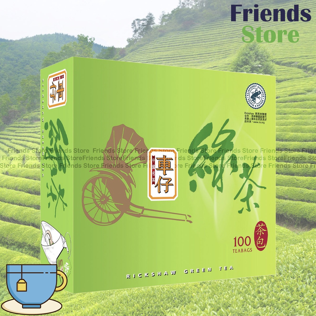 車仔 - 中國茶 - 綠茶茶包 100片 (2克 X 100)