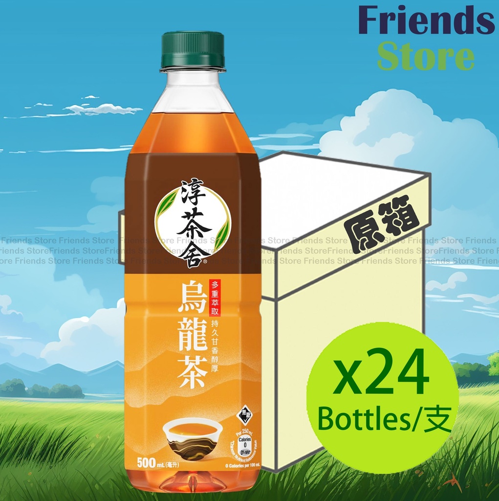 정통 찻집 - [풀케이스] 우롱차 음료 (무설탕) (500ml x 24개입)