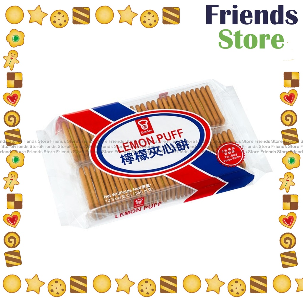 [4007684F2] ขนมบิสกิตเลมอนพัฟ การ์เดน (350 กรัม x 1)