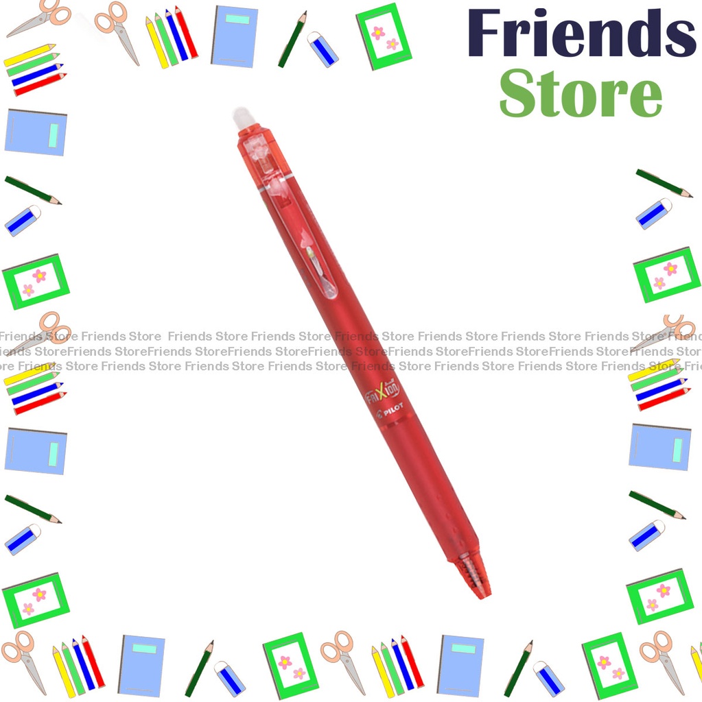 [124049B] PILOT - 일본 Frixion 볼 클릭커 0.5mm (빨간색) LFBK-23EF