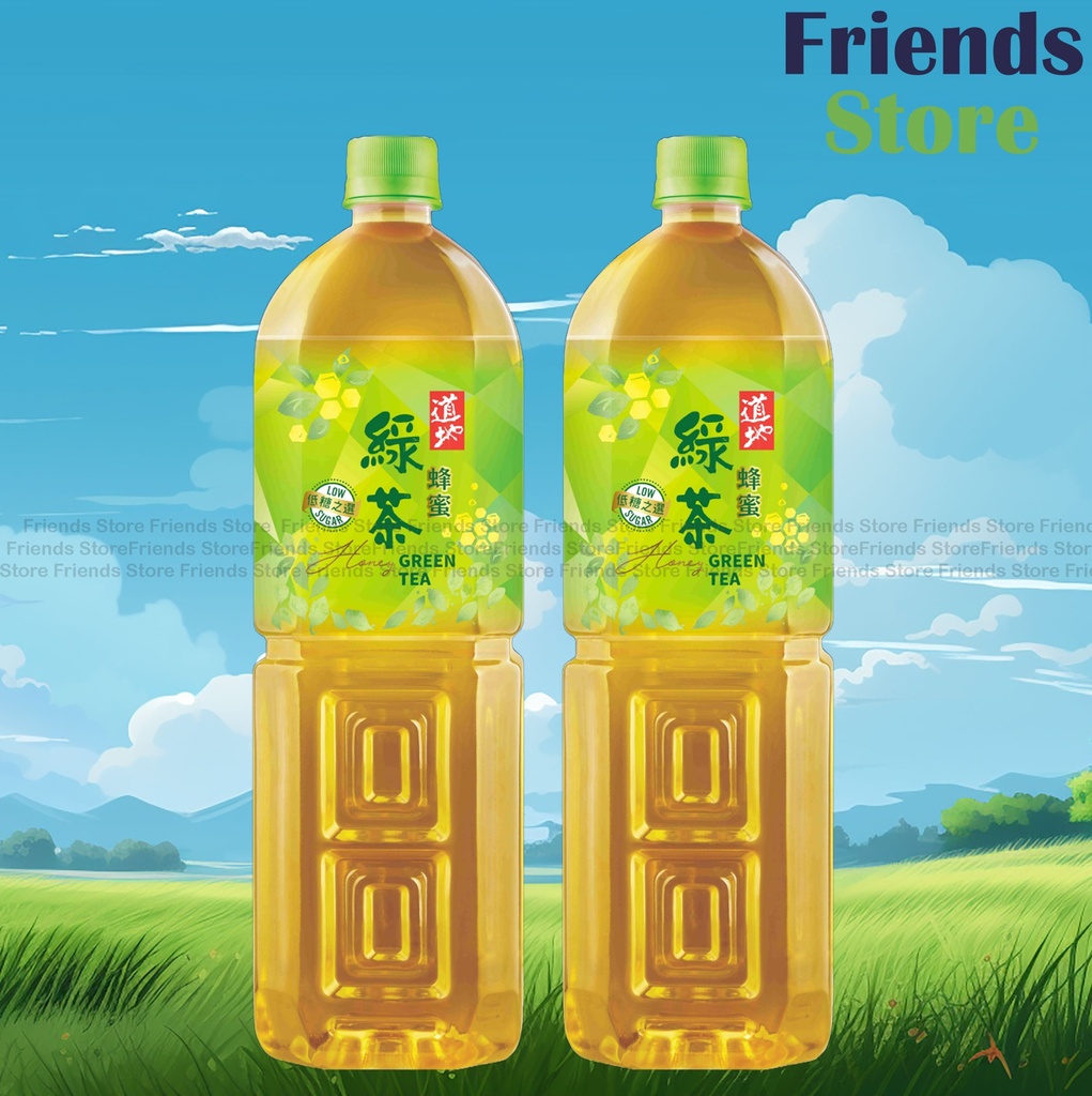 道地 - (家庭大支裝) 蜂蜜綠茶 (1.5升 X 2)  新舊包裝隨機發放