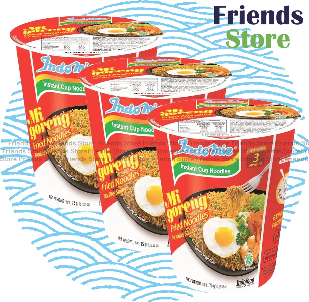인도미 - 인스턴트 컵 미고렝 (75g X 3)