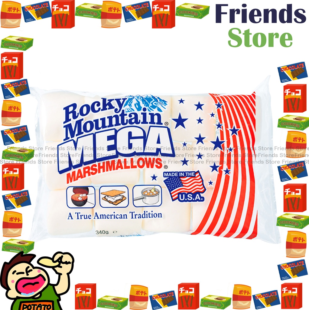 [4004424E] Rocky Mountain - (MEGA) Fruity Marshmallows (340g X 1) (白色)