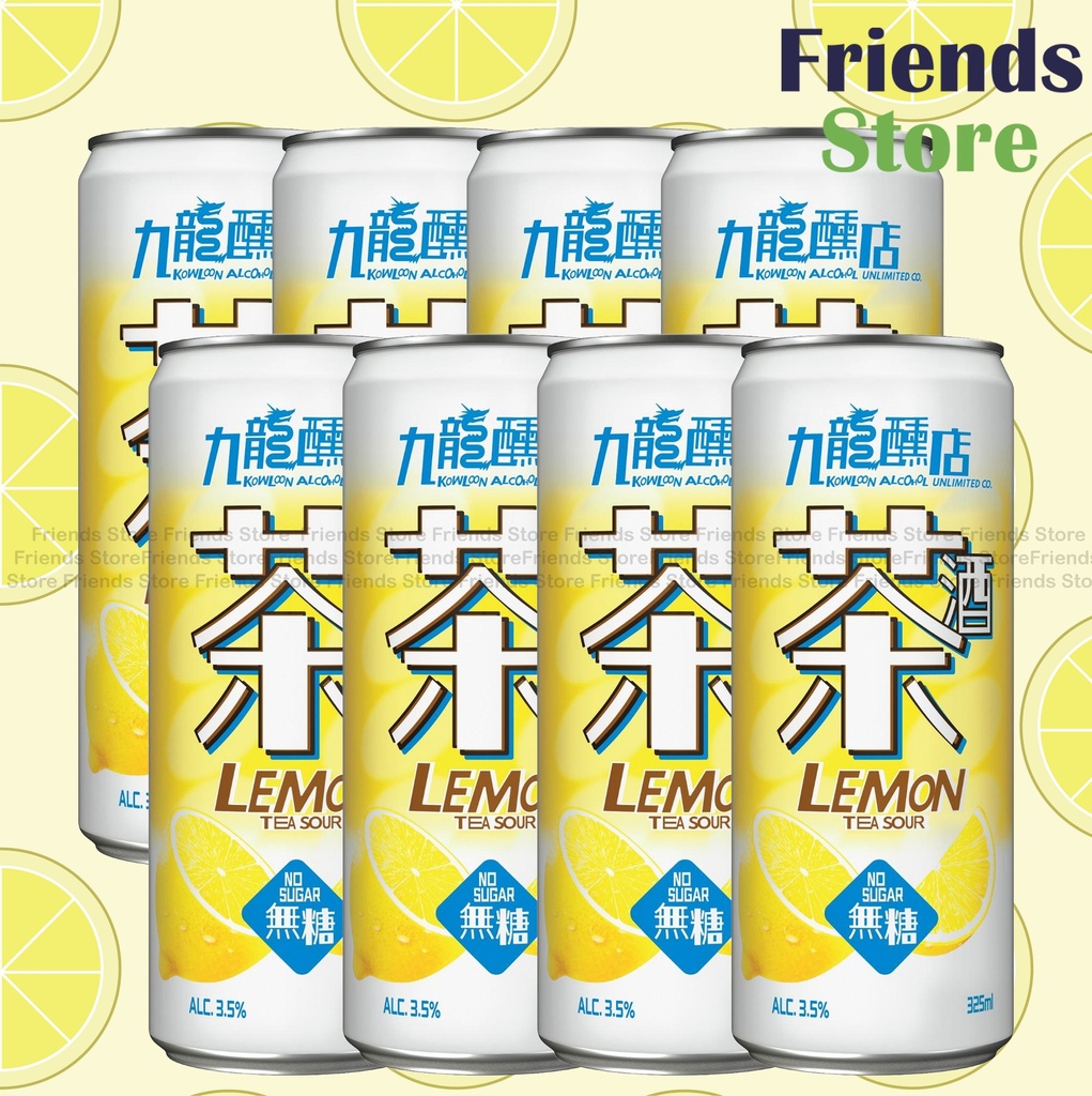 [400445J] Kowloon Alcohol Unlimited Co Lemon Tea Sour(325ml X 8)