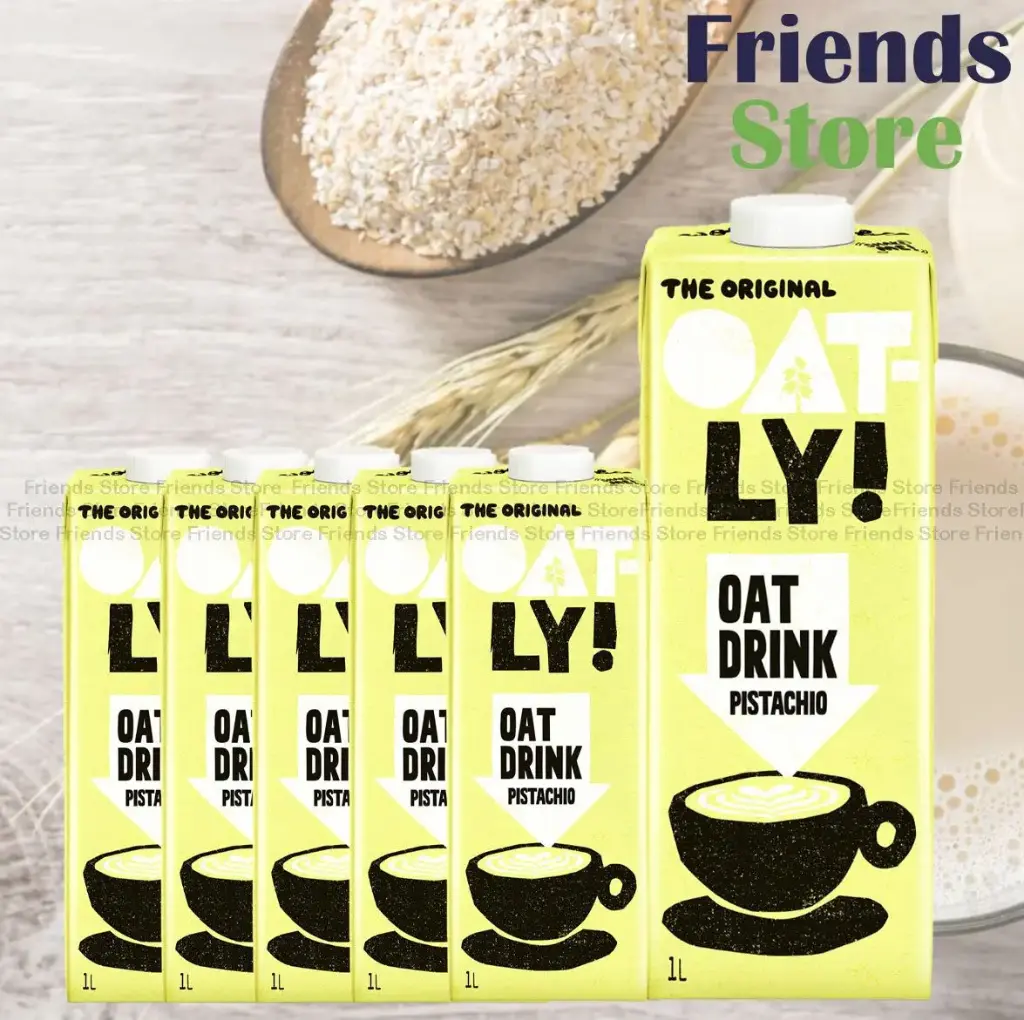 OATLY! - [Full case] Oatly Oat Drink Pistachio開心果 (1L X 6)