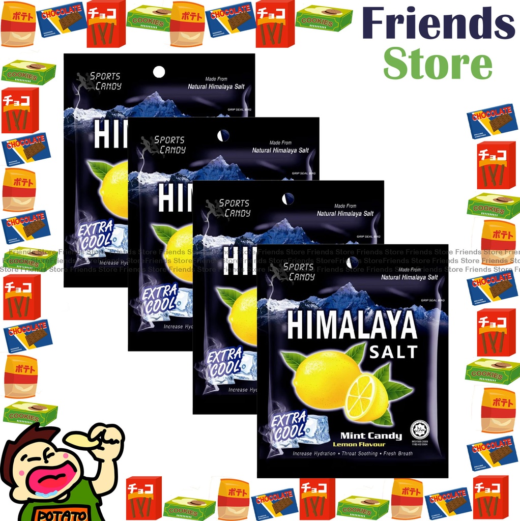 BIG FOOT - Himalaya Salt Mint Candy Lemon Flavor (15g X 4) (Parallel Imported/Packing randomly distributed)