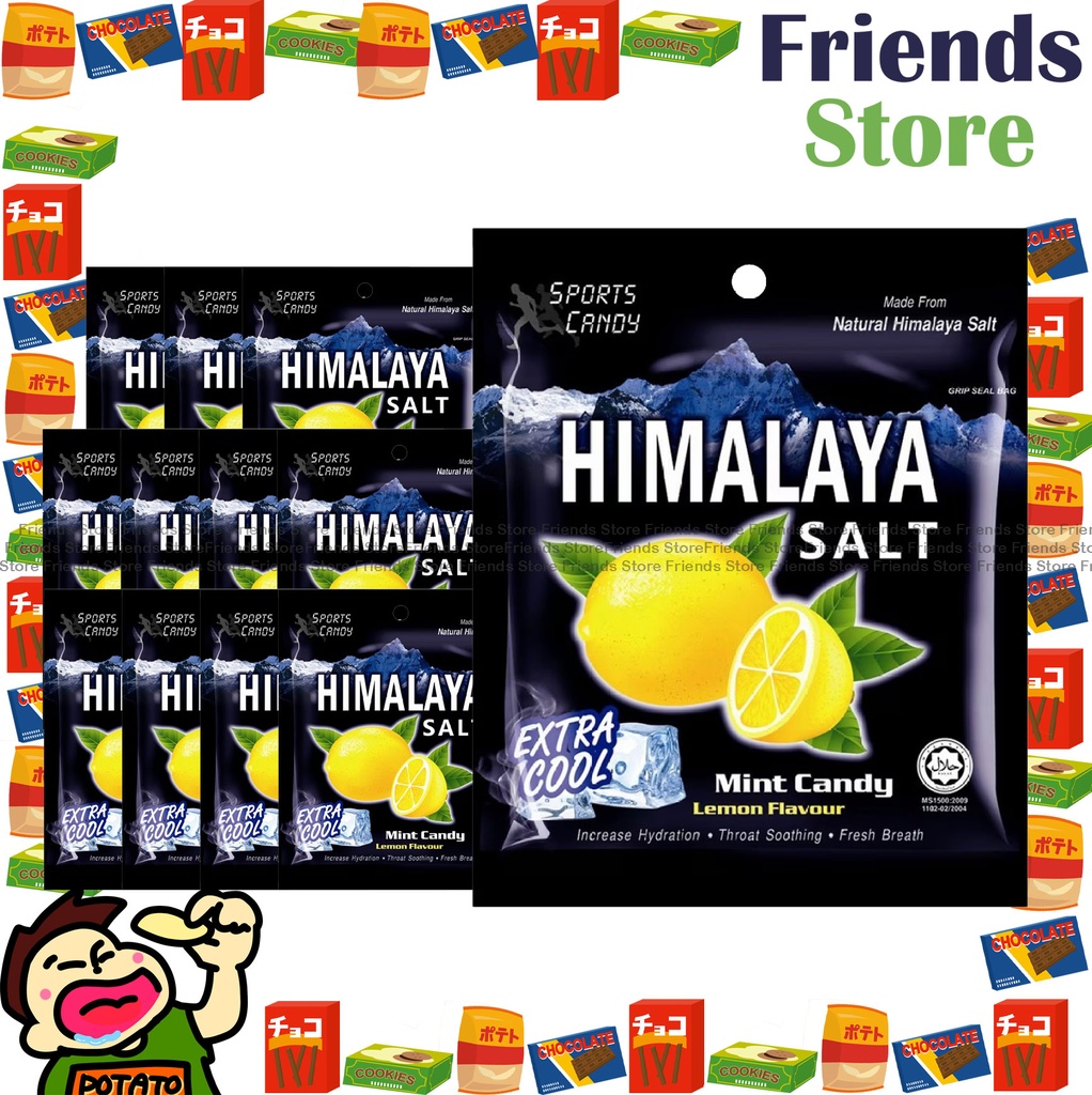 BIG FOOT - [Full Case] Himalaya Salt Mint Candy Lemon Flavor (15g X 12) (Parallel Imp./Packing randomly dist.)