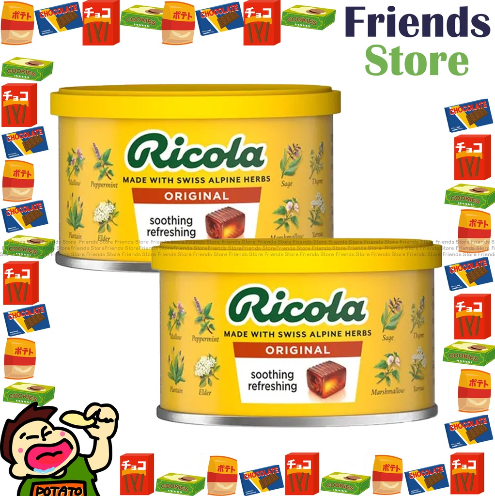 [4im3G] RICOLA - (圓罐裝)  Original Herb (100g X 2) #Dealer's Good of HK